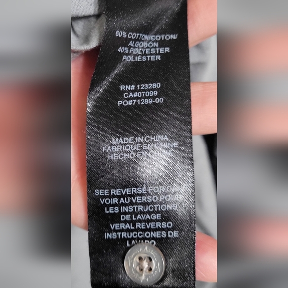 Travis Mathew Men's Button Up Shirt XL Gray Short Sleeve Cotton Poly Casual - Picture 7 of 10